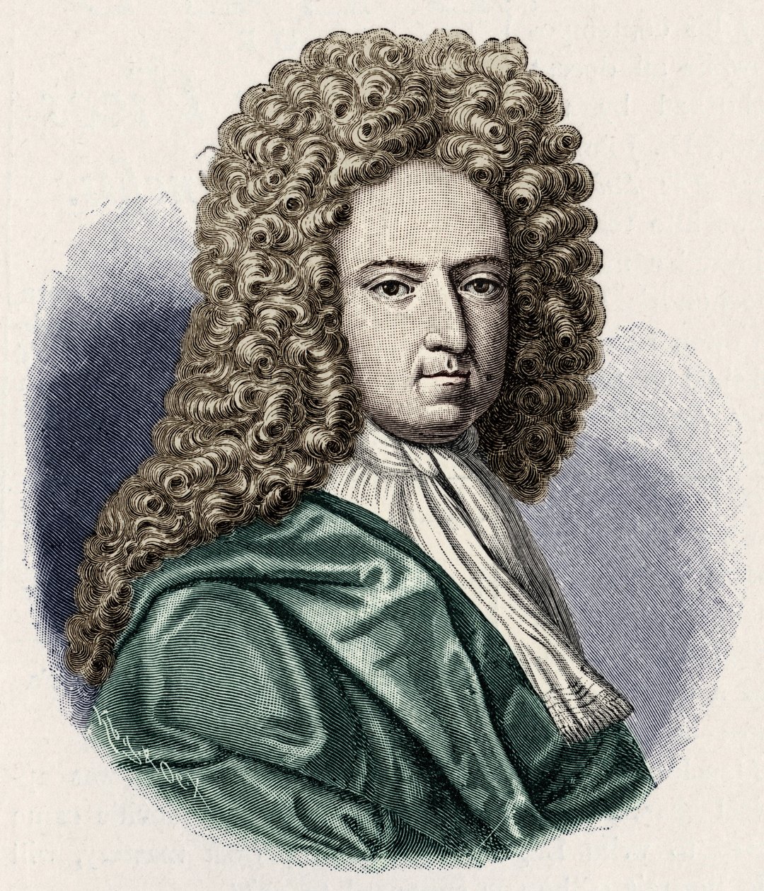 دانيال ديفو - صورة. كاتب وصحفي إنجليزي 1660-1731 بواسطة غير معروف