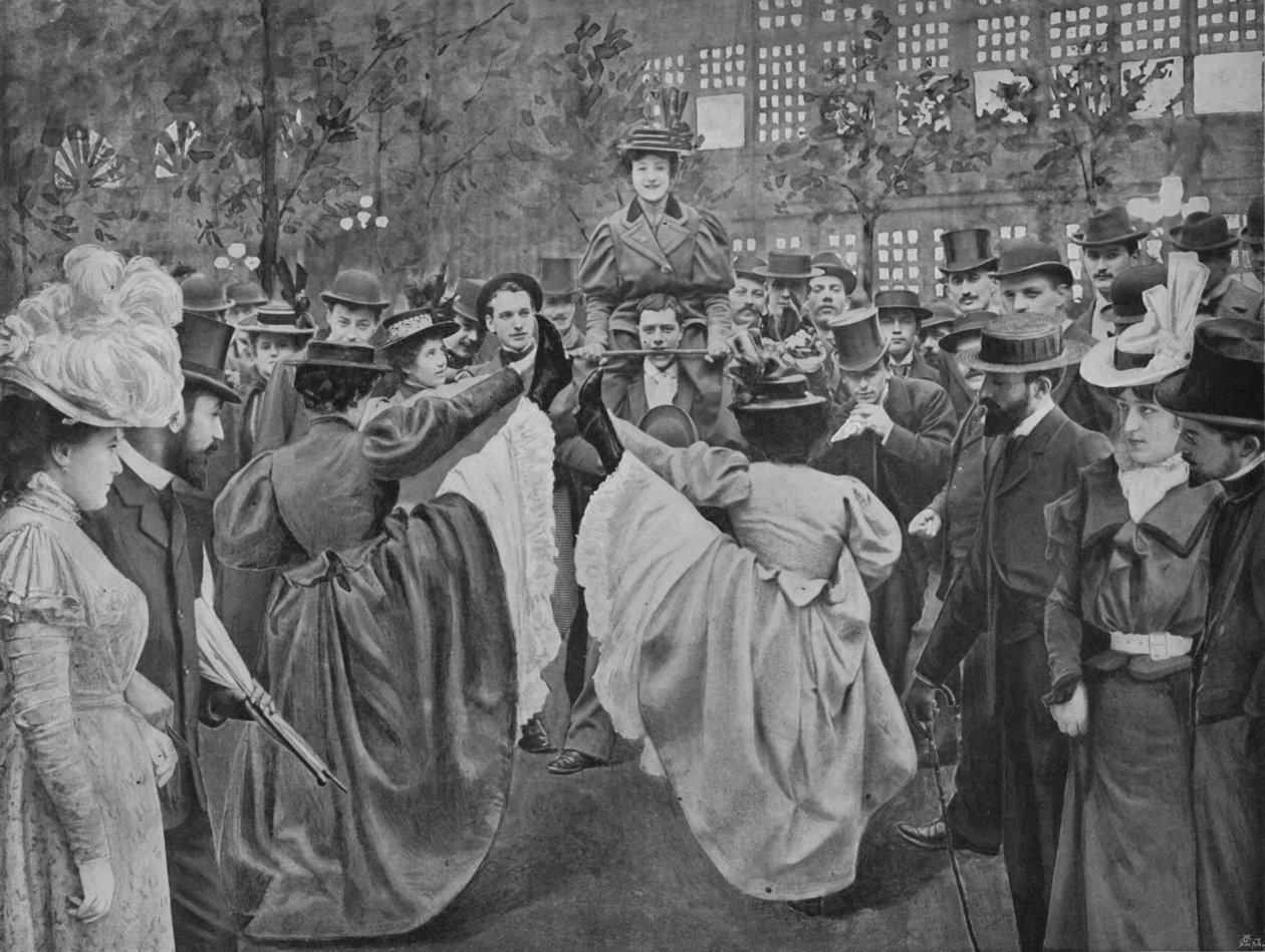 في The Jardin Du Moulin-Rouge ، 1900 بواسطة غير معروف