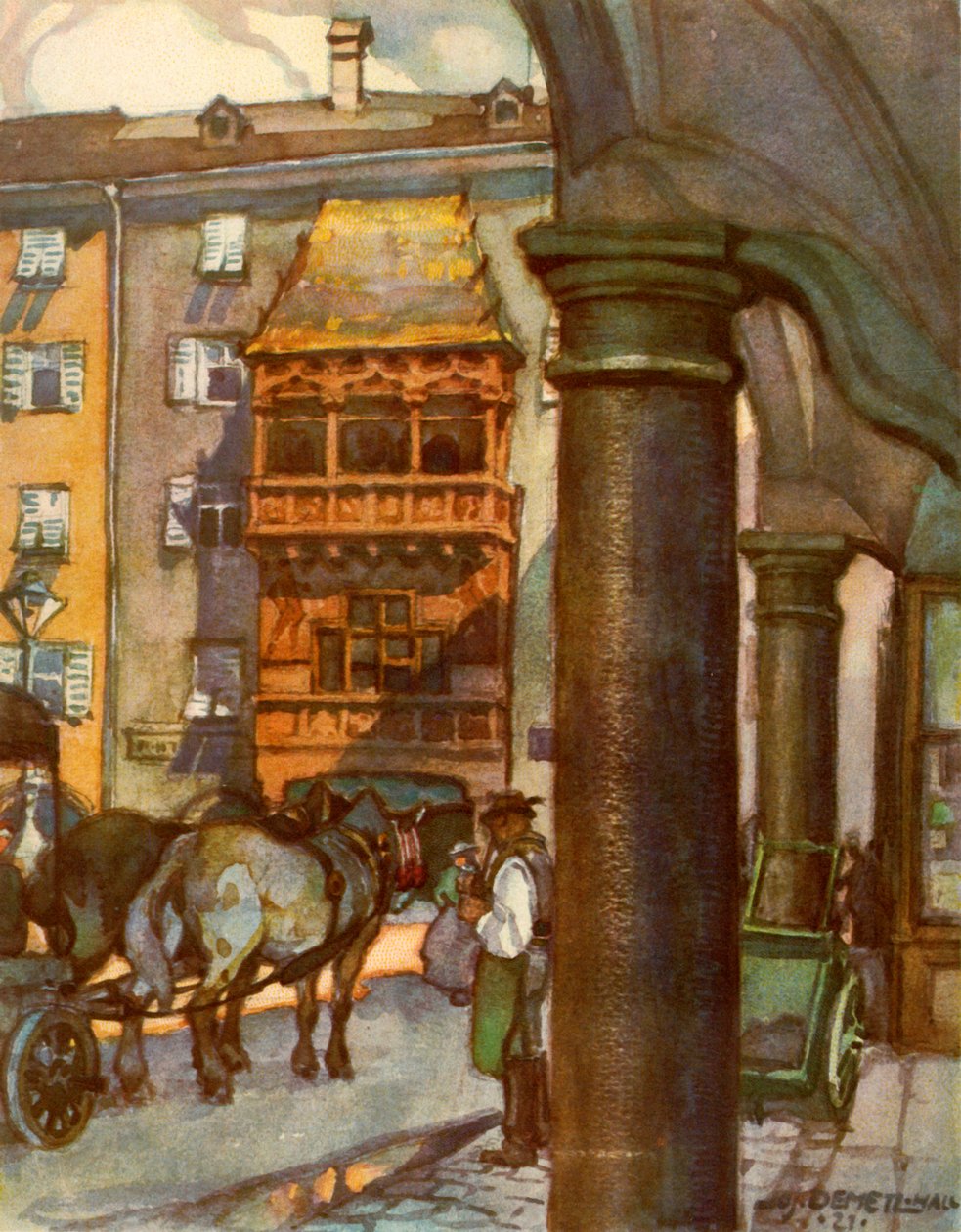 السقف الذهبي ، السقف الذهبي ، c1929. بواسطة غير معروف