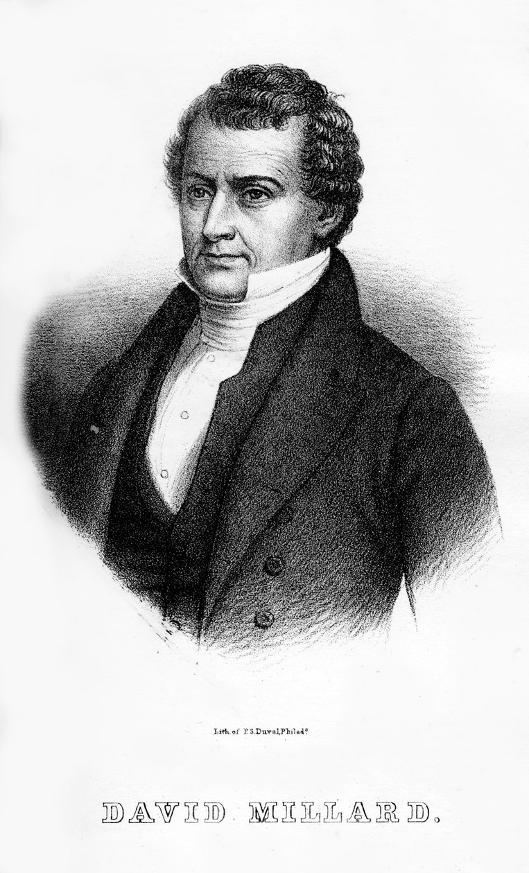 ديفيد ميلارد ، 1854 بواسطة غير معروف