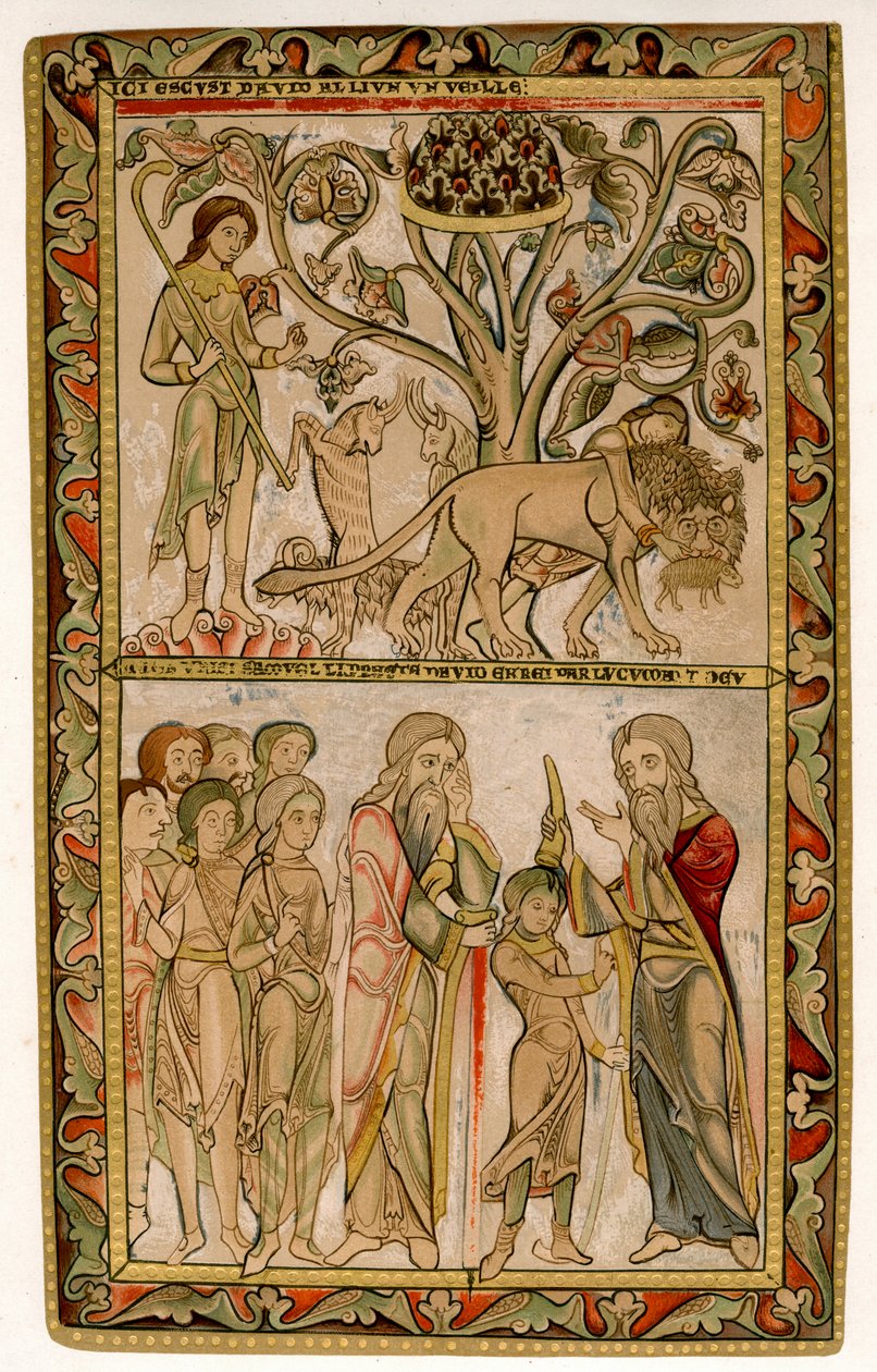 ديفيد وصموئيل ، 1121-1161 بواسطة غير معروف