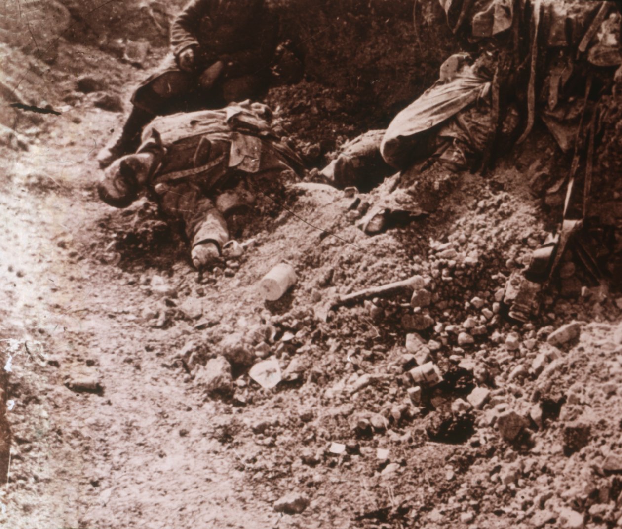 جثث الموتى ، بوسيجور ، شمال فرنسا ، c1914-c1918 بواسطة غير معروف