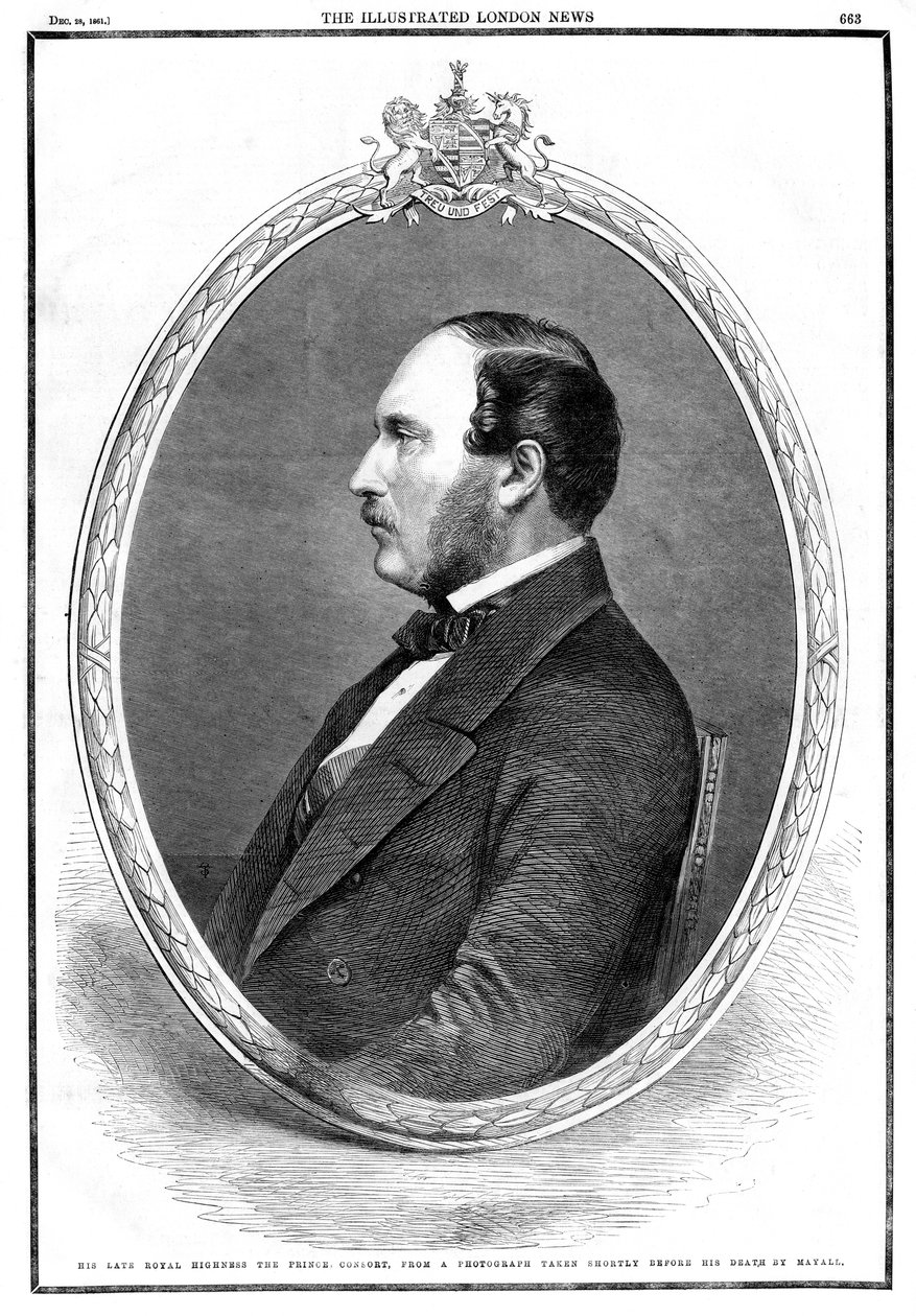 وفاة ألبرت ، الأمير كونسور ، 1861 بواسطة غير معروف