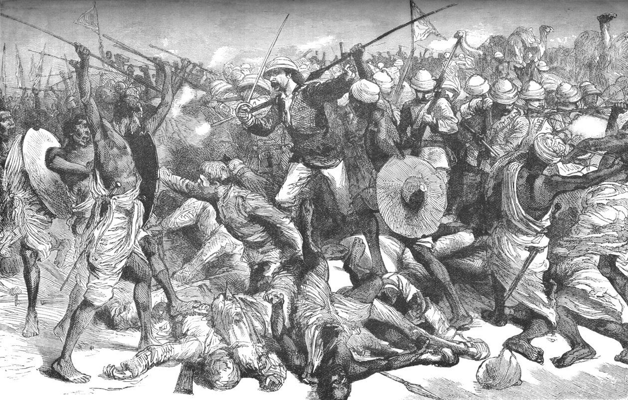 وفاة العقيد بورنبي ، c1885 بواسطة غير معروف