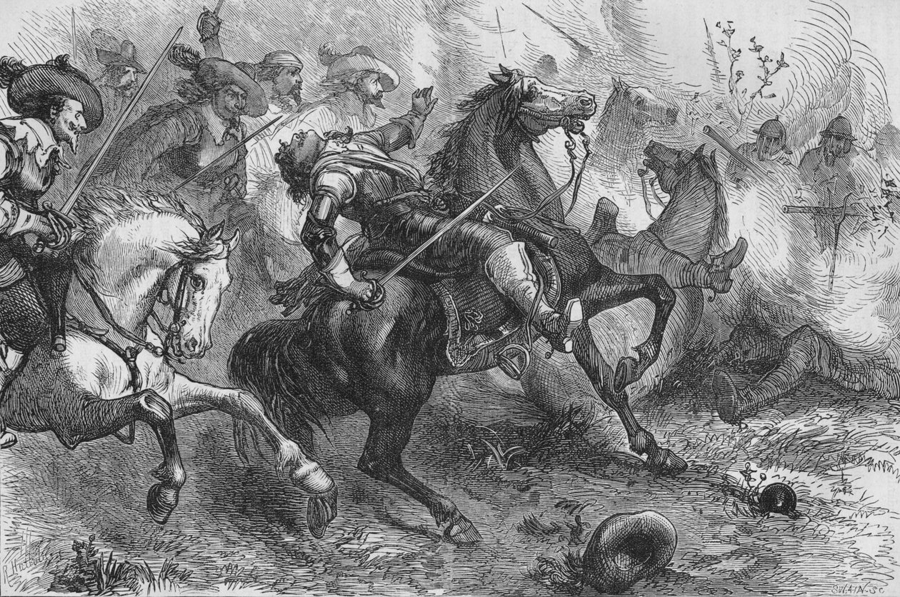 وفاة فوكلاند ، في نيوبري ، 20 سبتمبر 1643 ، c1880 بواسطة غير معروف