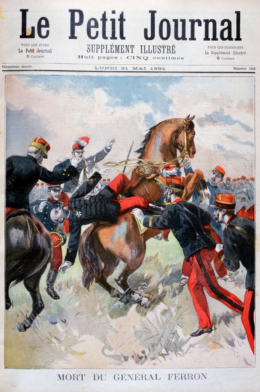وفاة الجنرال فيرون ، 1894 بواسطة غير معروف
