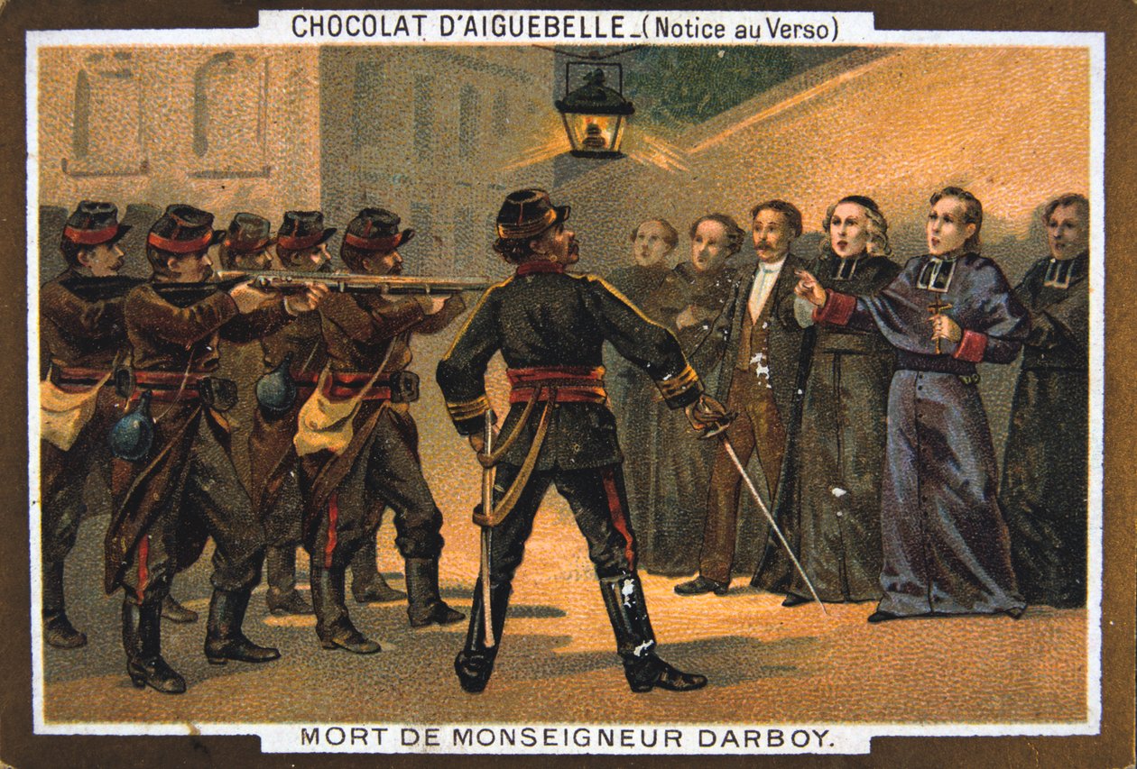 وفاة Monseigneur Darboy ، رئيس أساقفة باريس ، 24 مايو 1871 بواسطة غير معروف