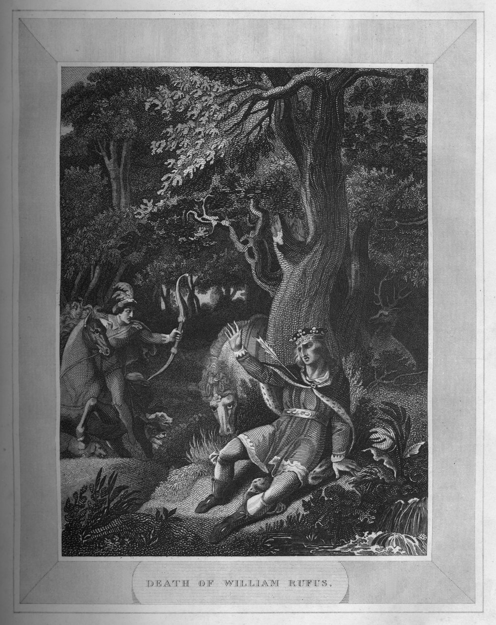 وفاة ويليام روفوس ، 1838 بواسطة غير معروف