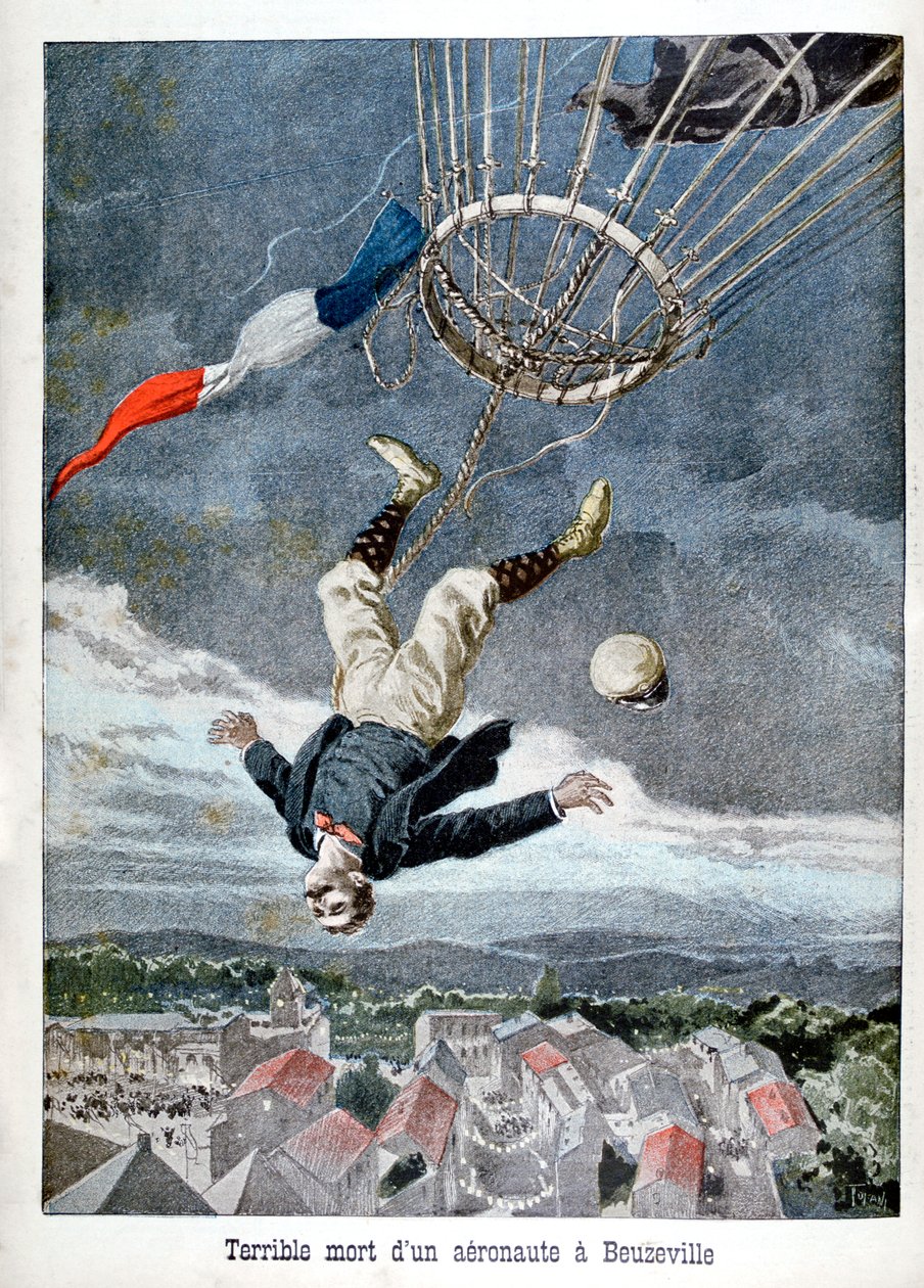 وفاة طيار فوق Beuzeville ، فرنسا ، 1899 بواسطة غير معروف