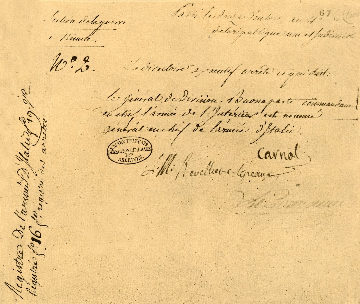 مرسوم المديرية التنفيذية ، 2 مارس 1796 ، 1921. بواسطة غير معروف