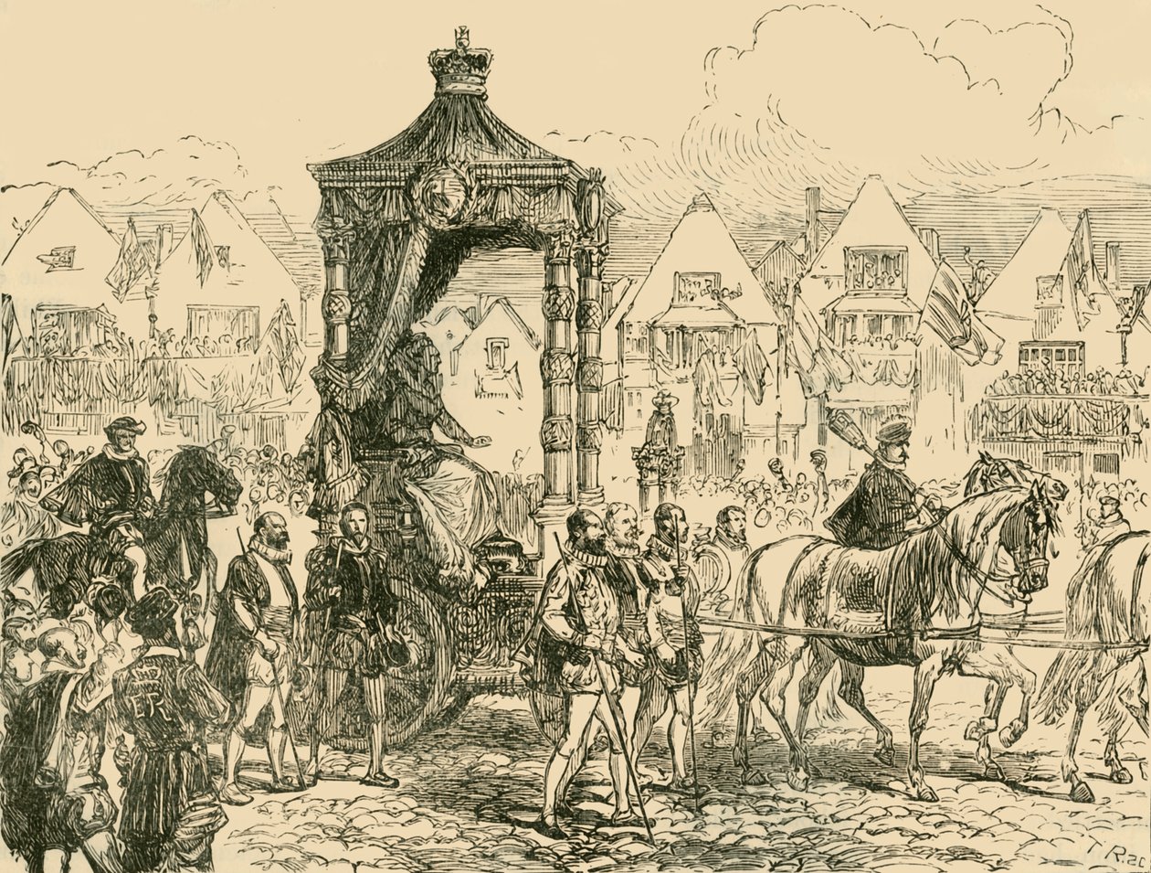 هزيمة أرمادا: خدمة عيد الشكر في سانت بولز ، 1558 ، 1890. بواسطة غير معروف
