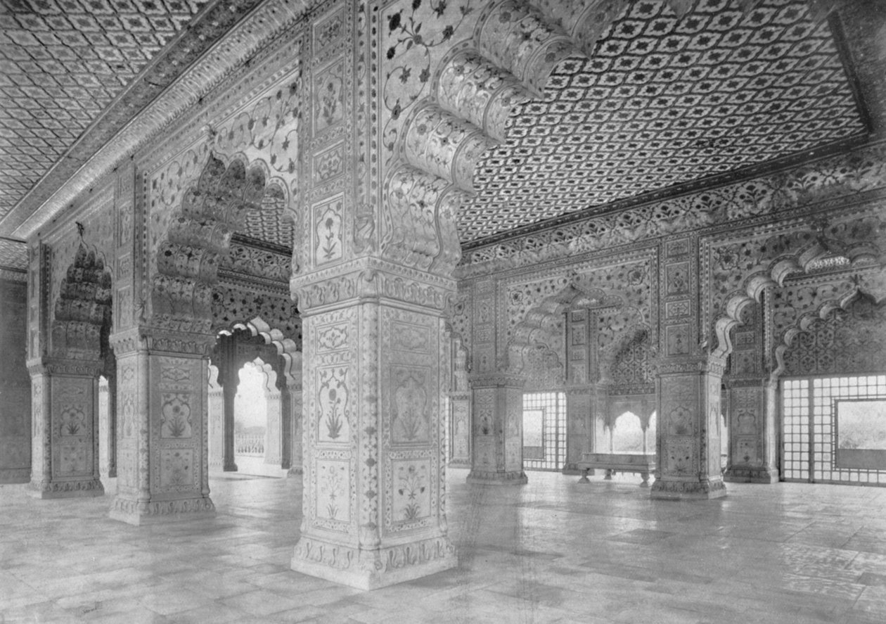 دلهي. The Dewan-i-Khas، c1910. بواسطة غير معروف