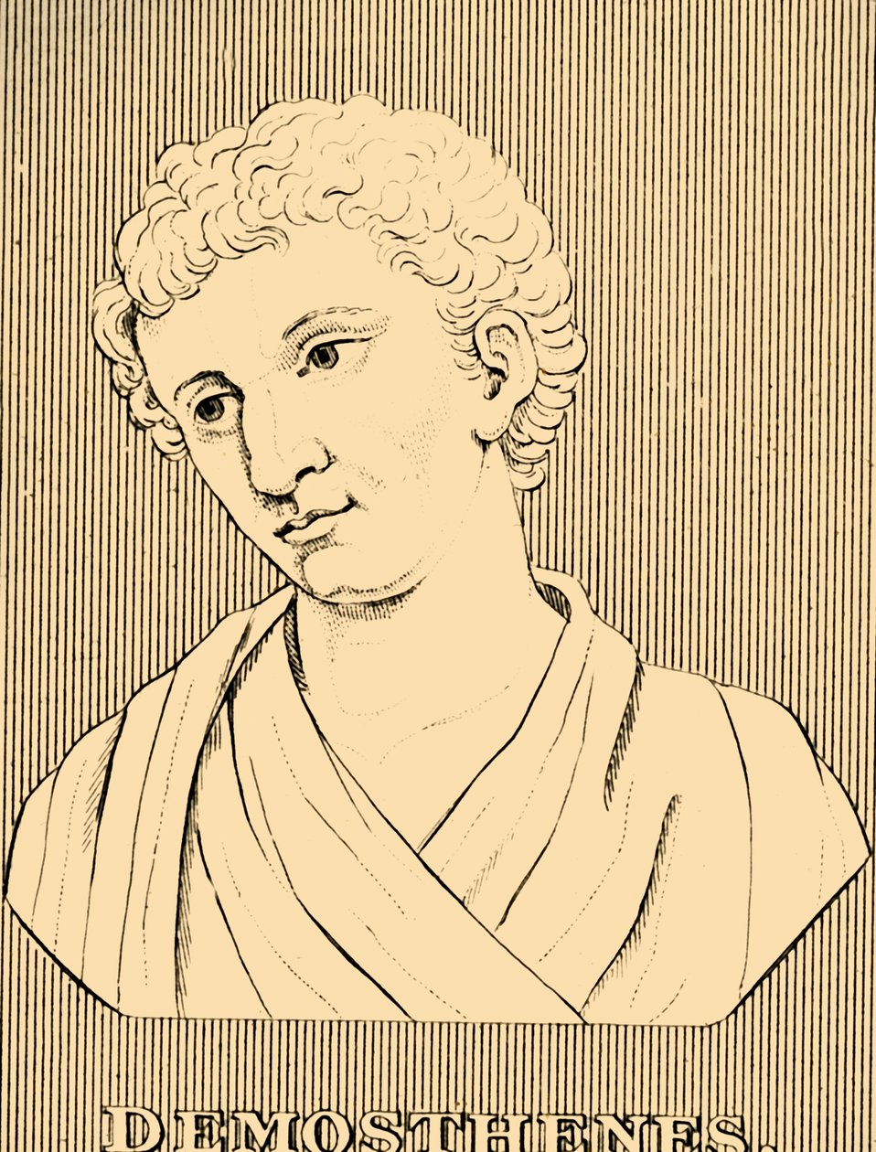 Demosthenes ، 384-322 قبل الميلاد ، 1830. بواسطة غير معروف