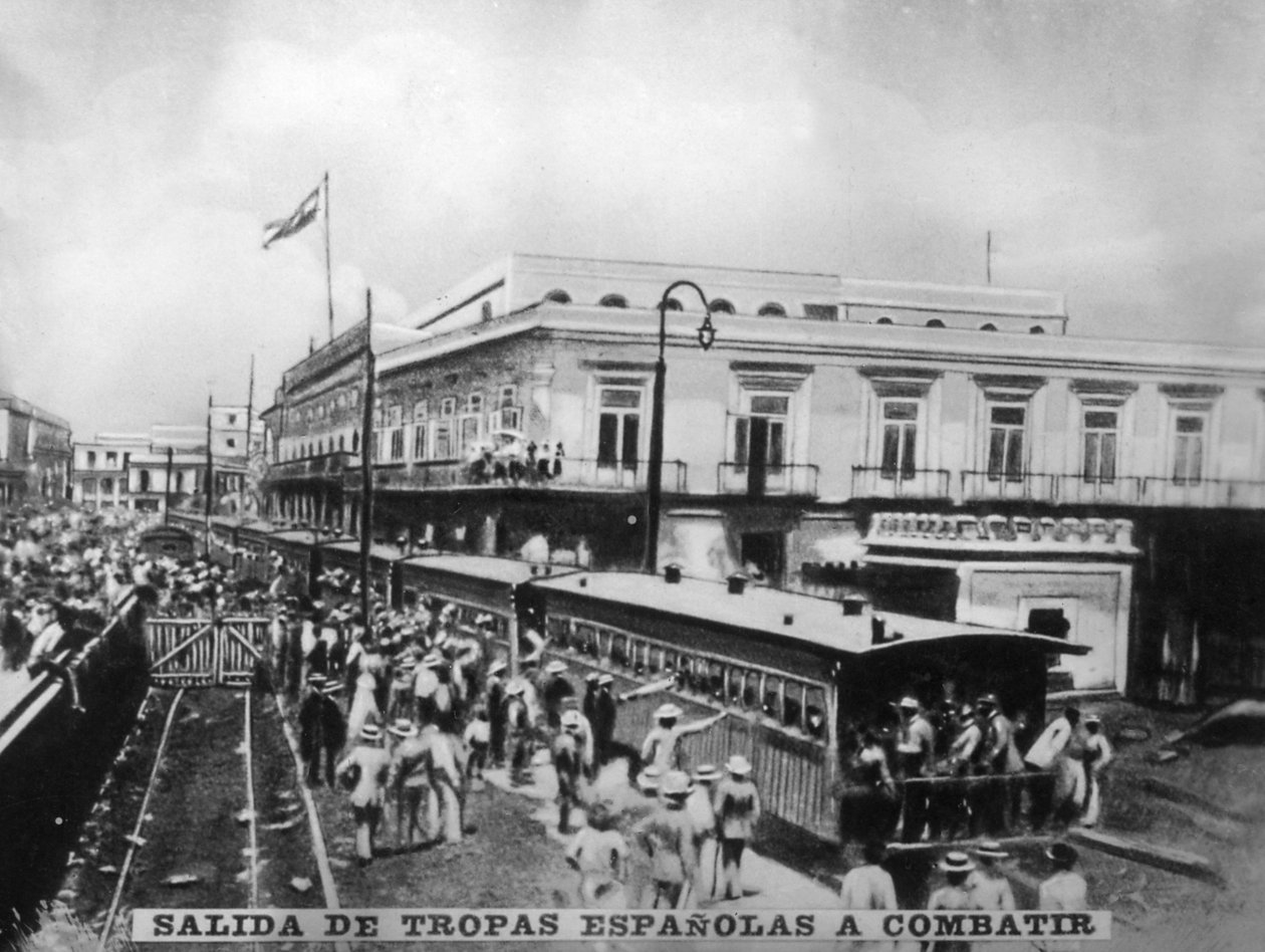 رحيل القوات الإسبانية ، 1870s ، 1920s بواسطة غير معروف