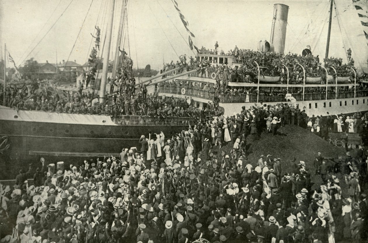 رحيل الوحدة الفيكتورية قبل الميلاد ، c1914 ، 1919. بواسطة غير معروف
