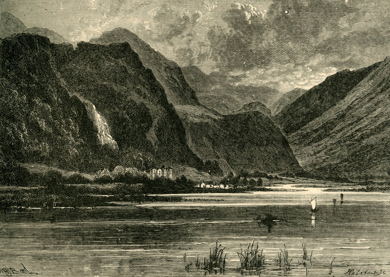 ديروينت ووتر ، النظر نحو Borrowdale ، 1898. بواسطة غير معروف