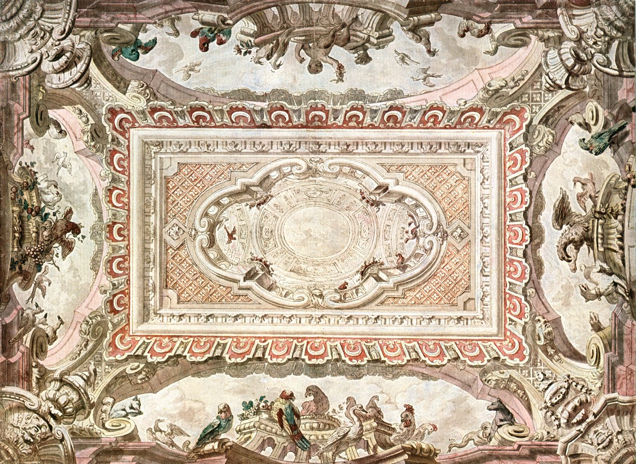 تصميم لرسم السقف ، هولندا ، 1928. بواسطة غير معروف