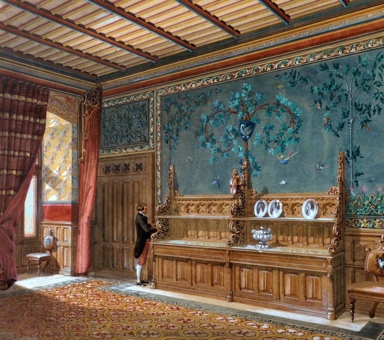 تصميم داخلي ، 1868 بواسطة غير معروف
