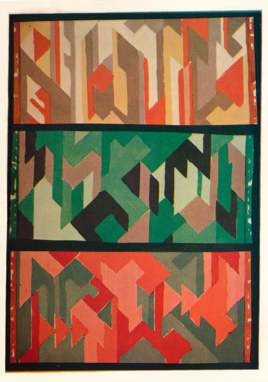 تصاميم للسجاد من Allgauer Handwebeteppiche ، c1928 بواسطة غير معروف