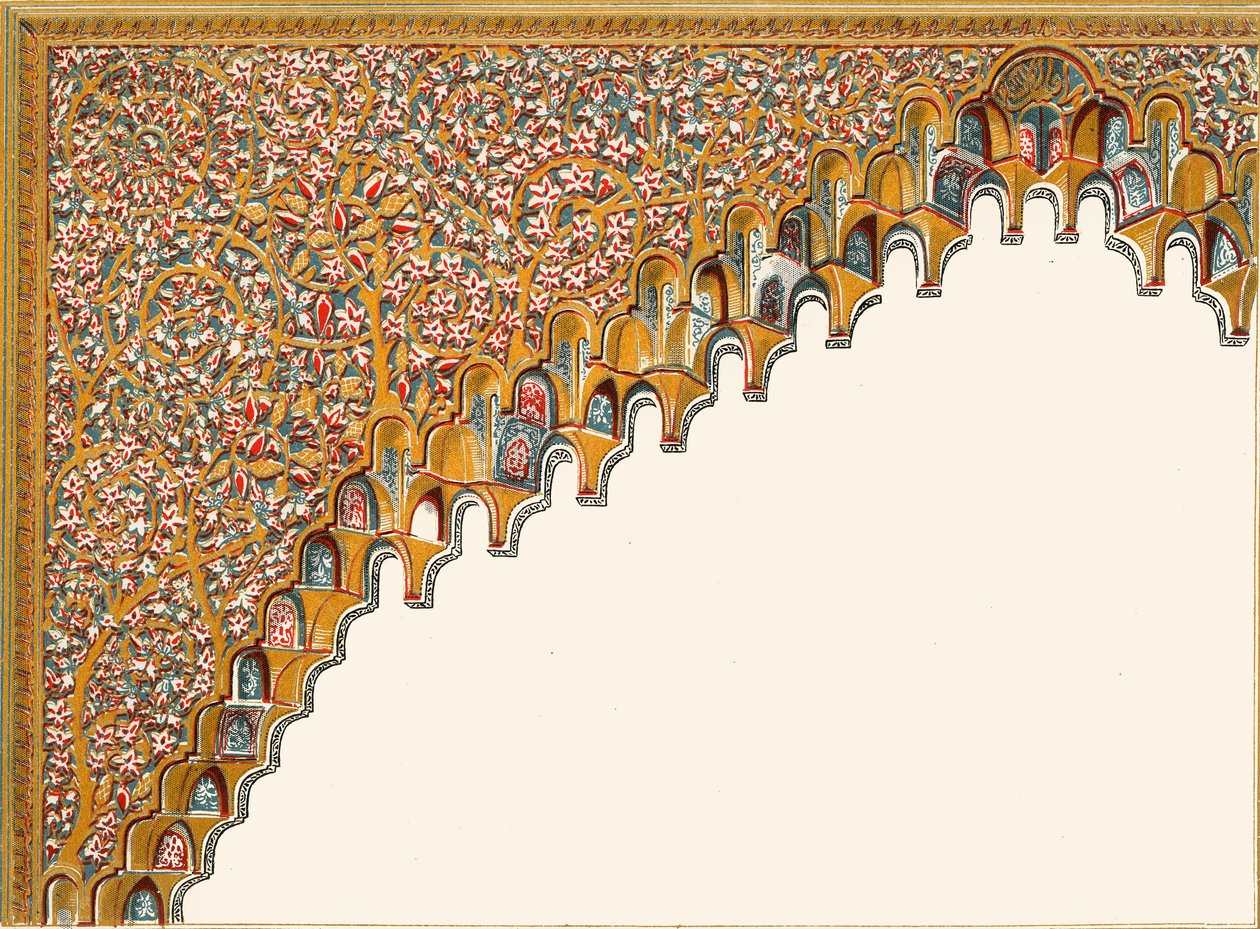 تفاصيل القوس. محكمة بركة السمك ، 1907. بواسطة غير معروف
