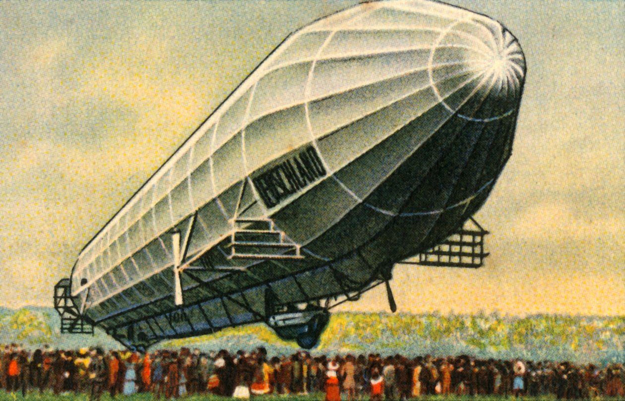 ألمانيا LZ 7 zeppelin، 1910، 1932. بواسطة غير معروف