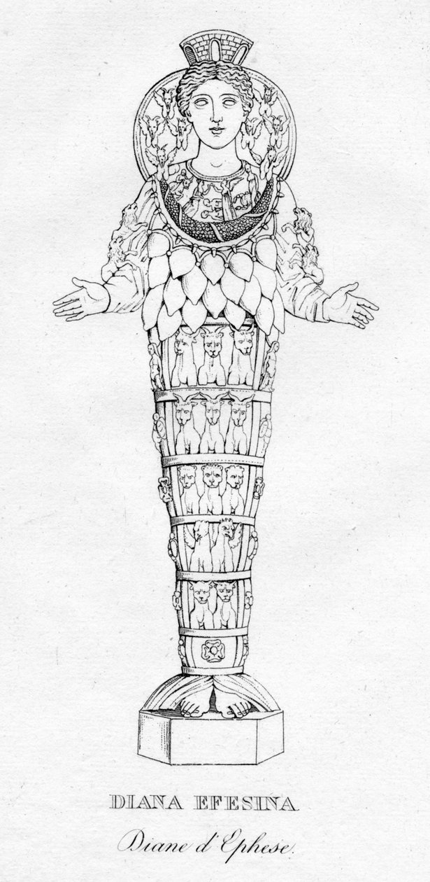 ديانا إفيسينا ديان ديفيس ، c1850 بواسطة غير معروف