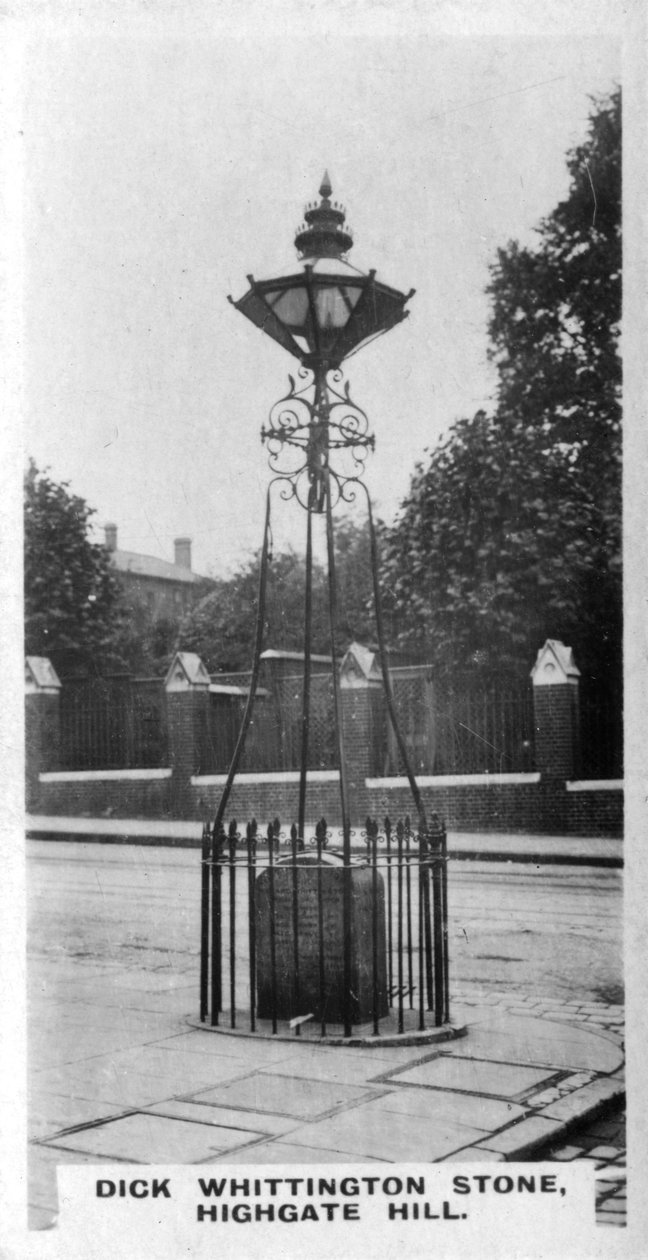 ديك ويتنجتون ستون ، Highgate Hill ، London ، c1920s بواسطة غير معروف