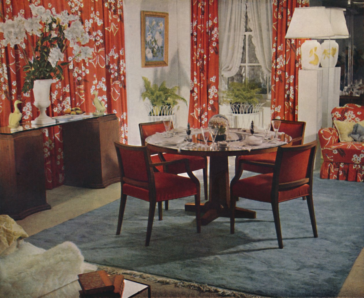 غرفة الطعام صممه Hayes Marshall ، 1939 بواسطة غير معروف