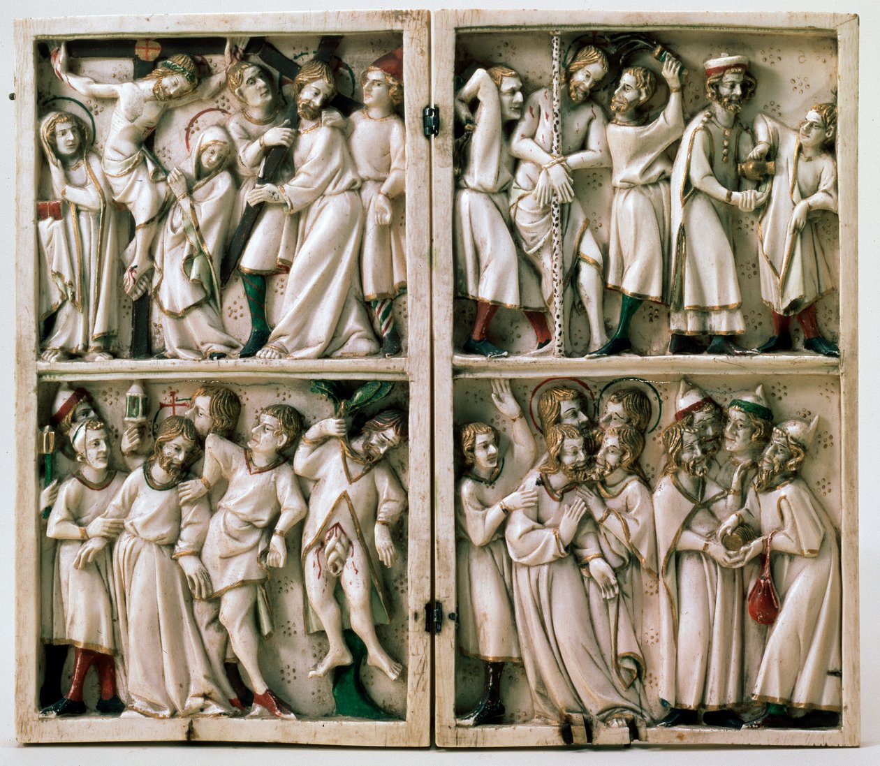 Diptych مع مواضيع الإنجيل ، نهاية القرن الرابع عشر بواسطة غير معروف