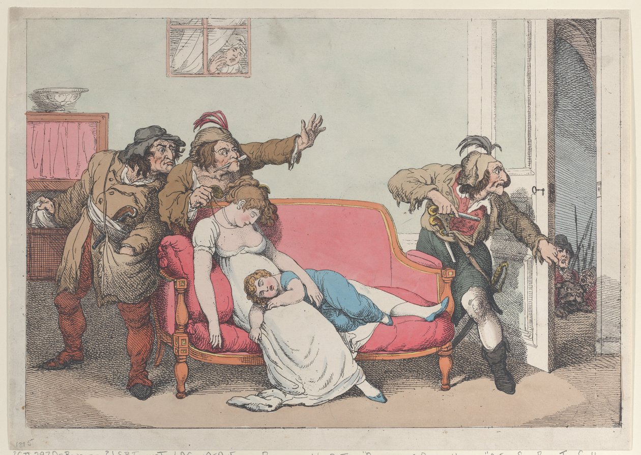 مقلقلون من السعادة الأسرية ، كاليفورنيا. 1815. ، كاليفورنيا. 1815. بواسطة غير معروف