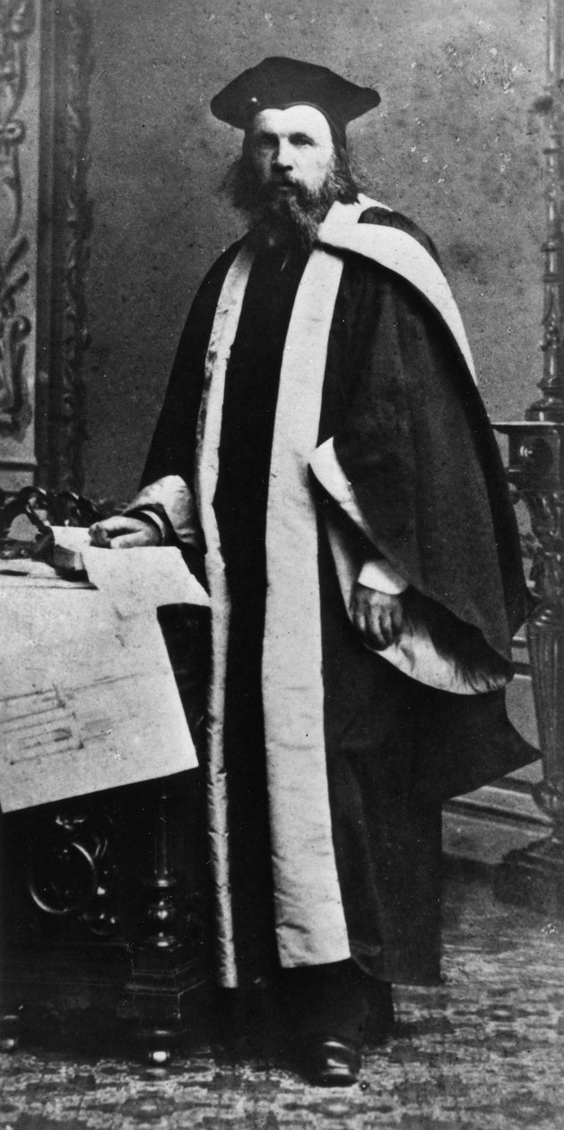 ديمتري إيفانوفيتش مندلييف ، الكيميائي الروسي ، عام 1860 بواسطة غير معروف