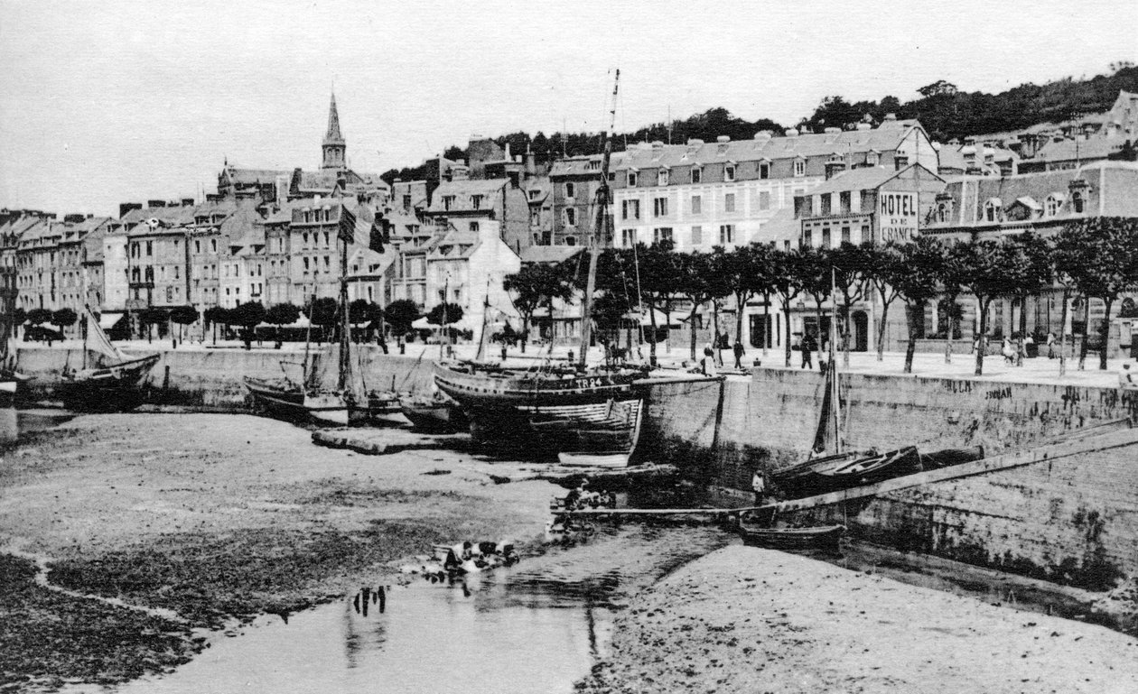 Dockside ، Trouville ، فرنسا ، c1920s بواسطة غير معروف