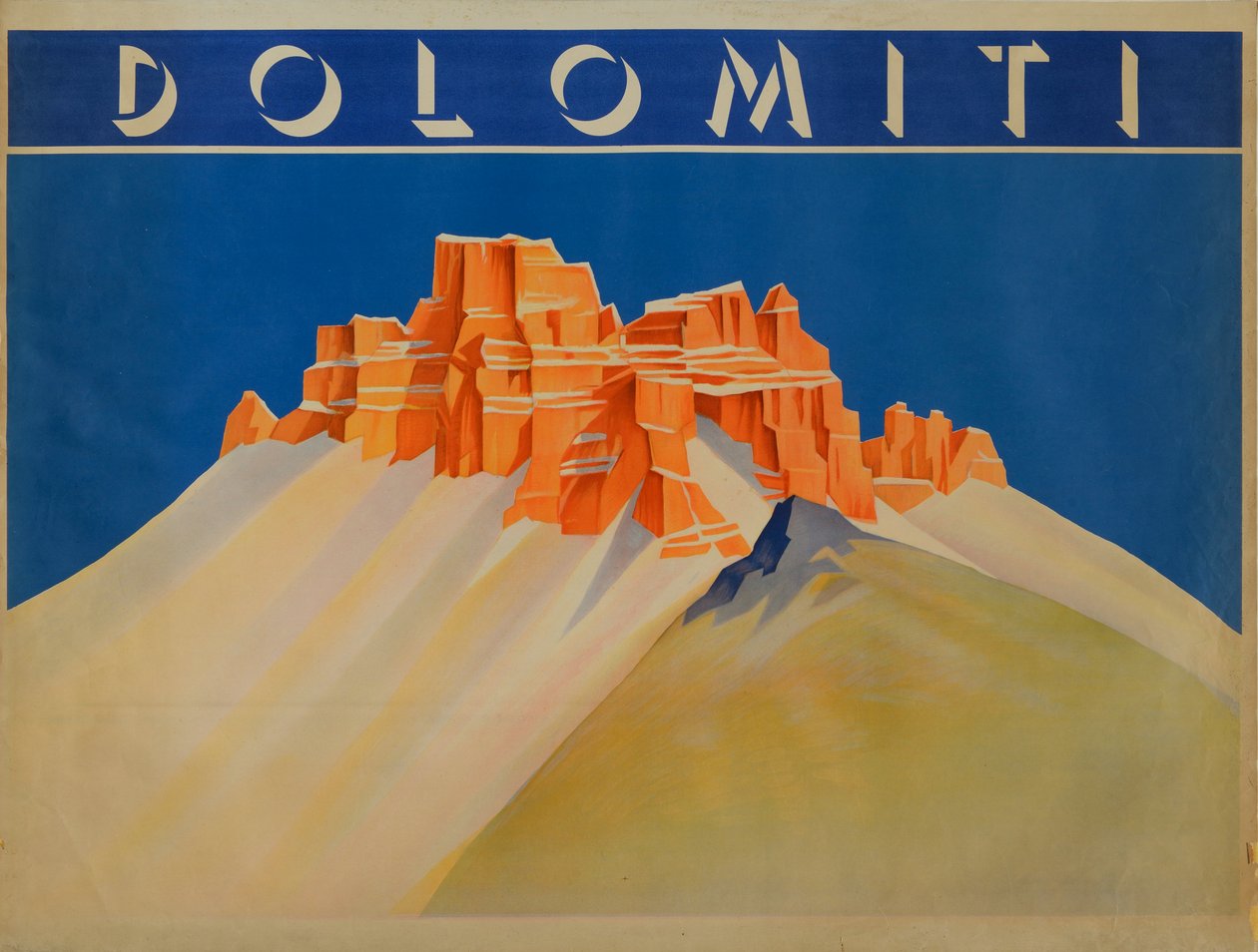 الدولوميت ، من 1910 إلى 1920. بواسطة غير معروف