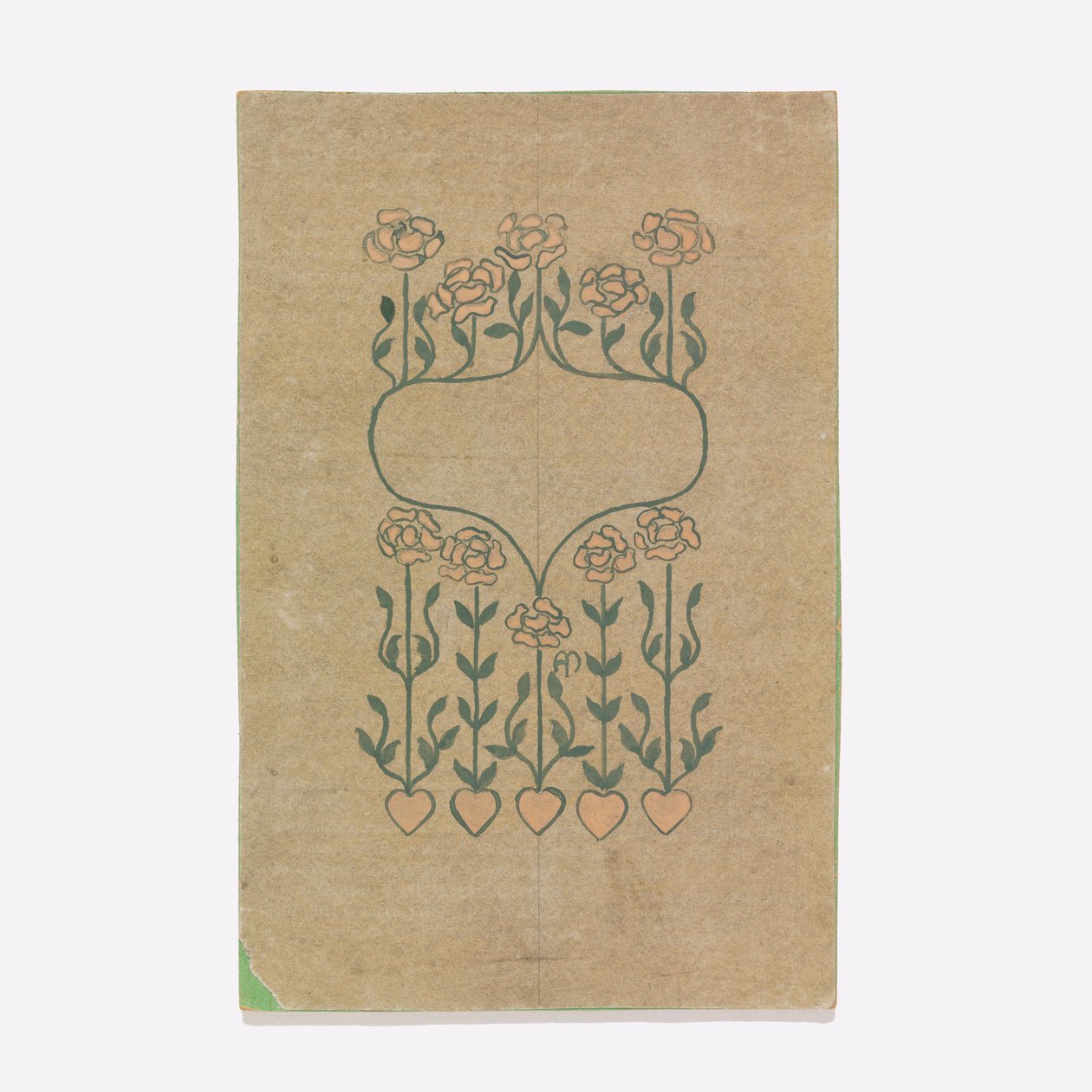 Drawing, Design for a Book Cover بواسطة غير معروف