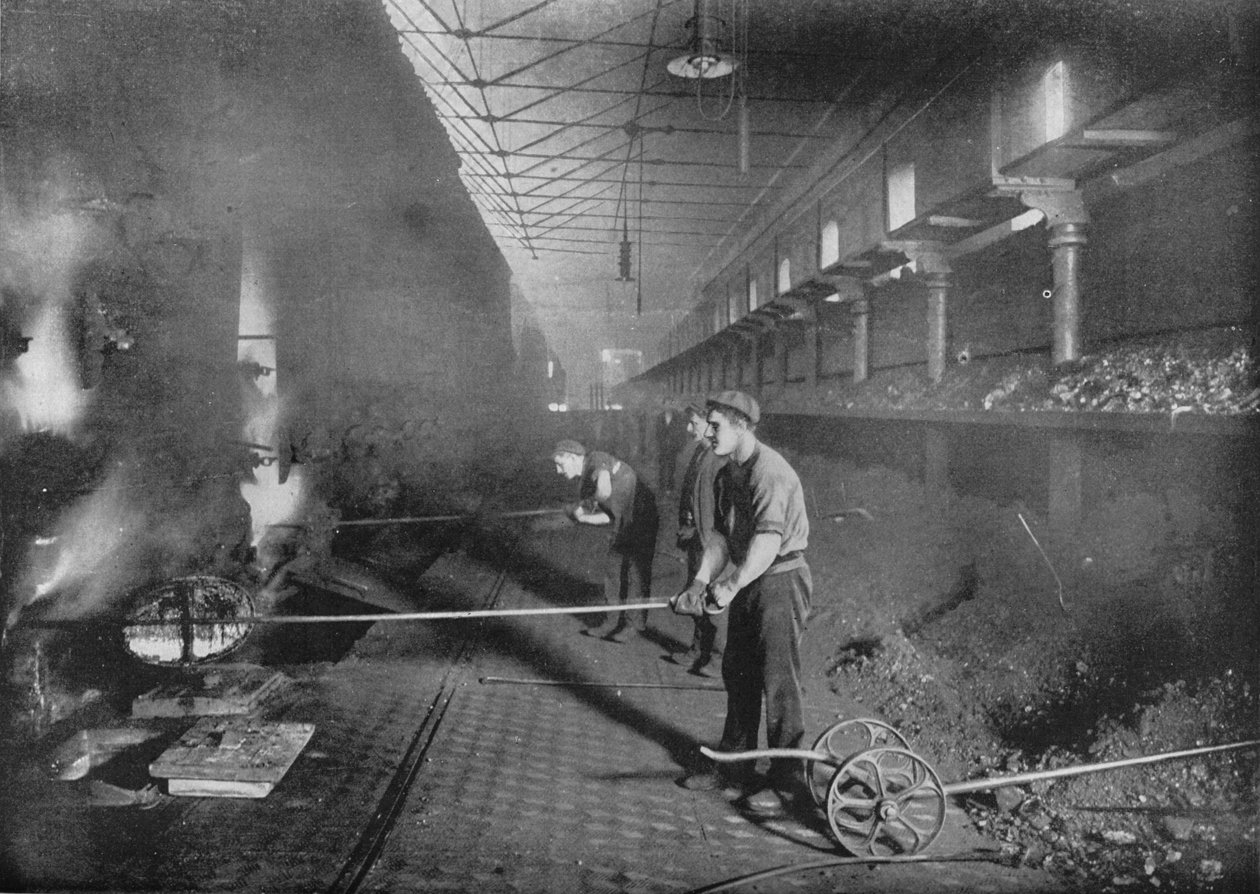 رسم المعاوج باليد ، South Metropolitan Gasworks ، Peckham ، London ، 1903 1903 بواسطة غير معروف