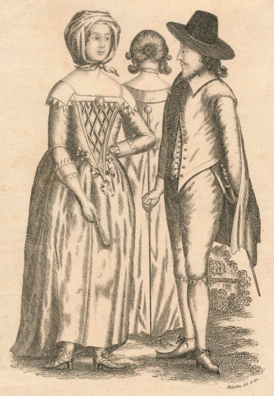 فستان عهد تشارلز الأول ، و Interregnum ، 1810 بواسطة غير معروف