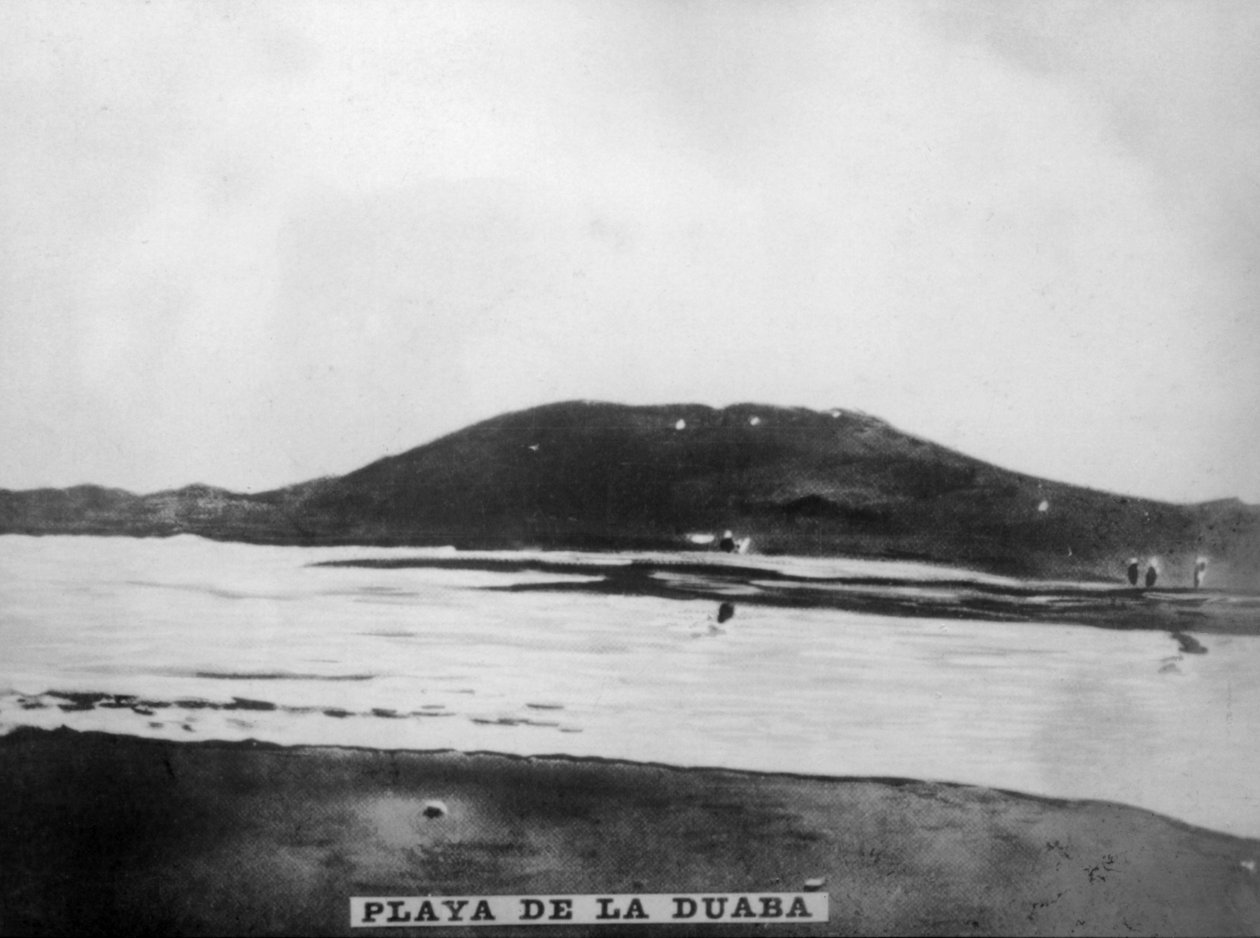 شاطئ الضبعة ، 1890 ، 1920 بواسطة غير معروف