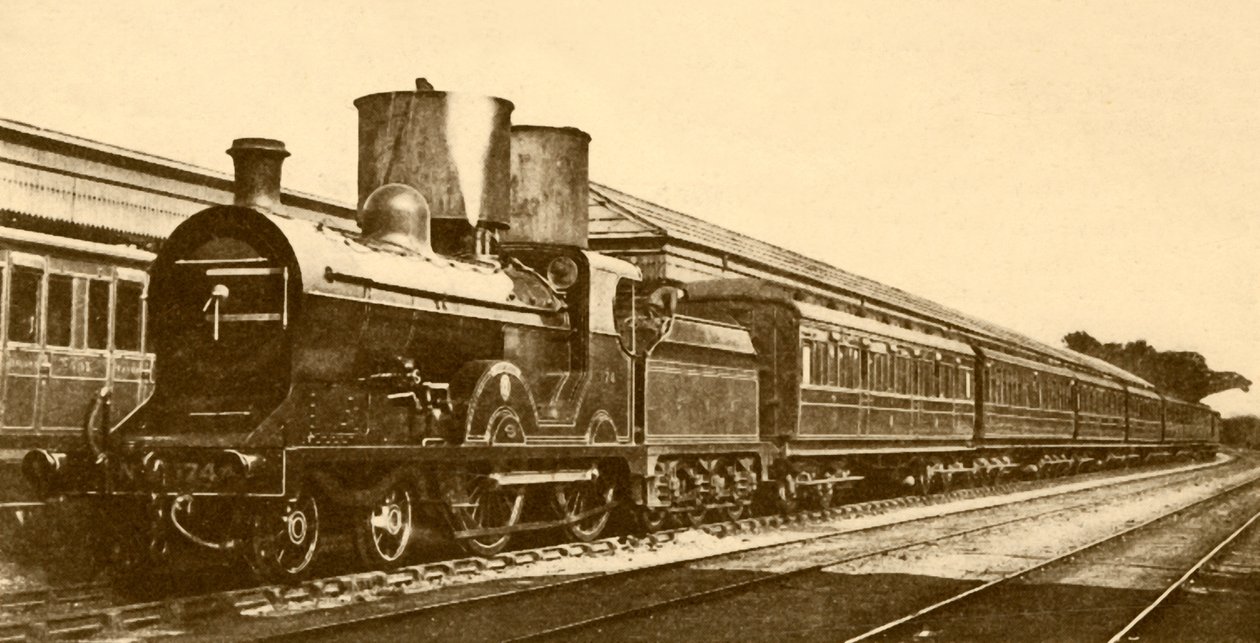دبلن - بلفاست إكسبريس ، سكك حديد شمال أيرلندا العظمى ، 1930. بواسطة غير معروف