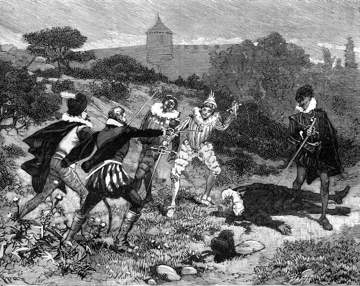 مبارزة المجنون ، 27 أبريل 1578 1882-1884 بواسطة غير معروف