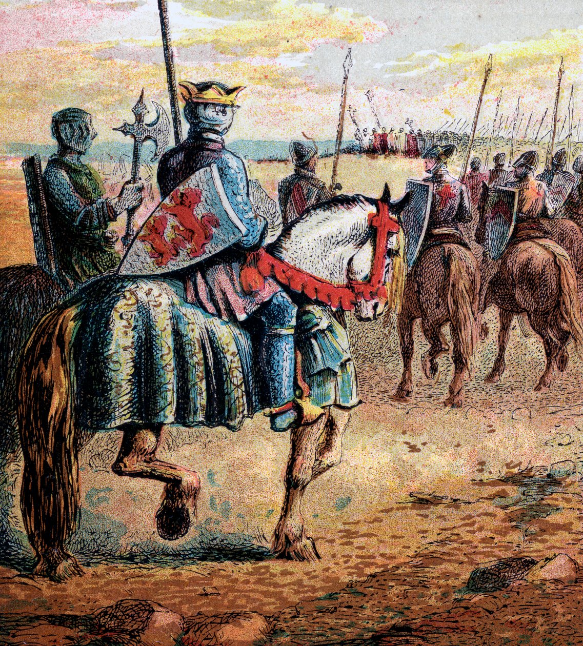 يذهب الدوق روبرت إلى فلسطين ، القرن الحادي عشر ، c1850 بواسطة غير معروف