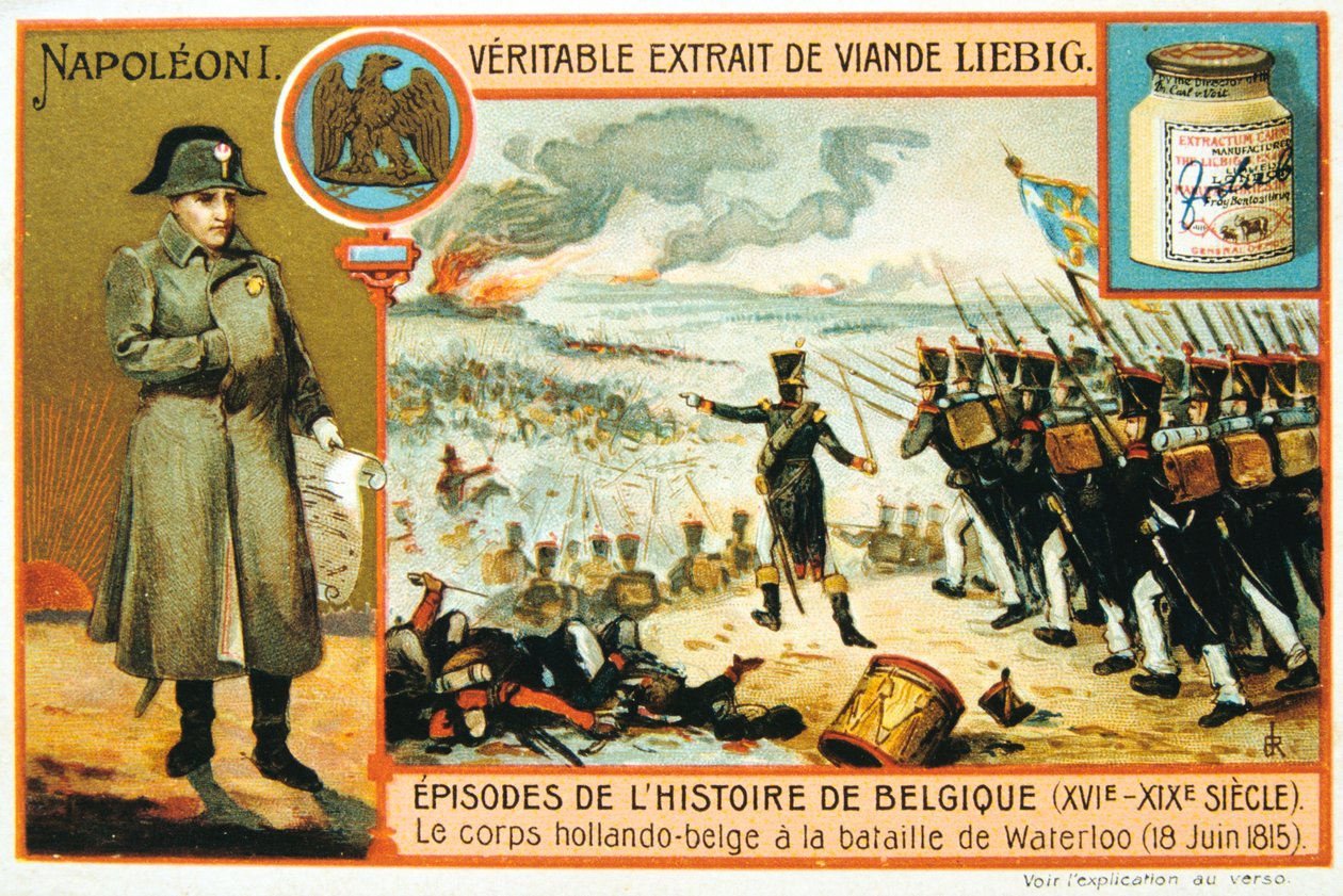 القوات الهولندية البلجيكية في معركة واترلو ، 1815 ، أواخر القرن التاسع عشر بواسطة غير معروف