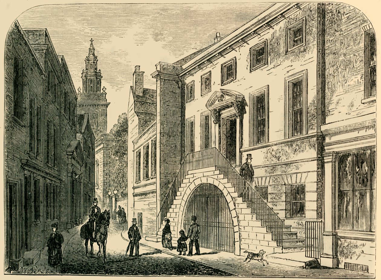 قاعة دايرز ، c1830 ، c1872. بواسطة غير معروف