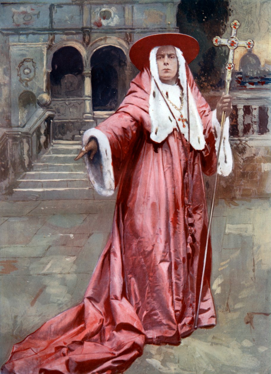 ES Willard in The Cardinal، c1902 بواسطة غير معروف