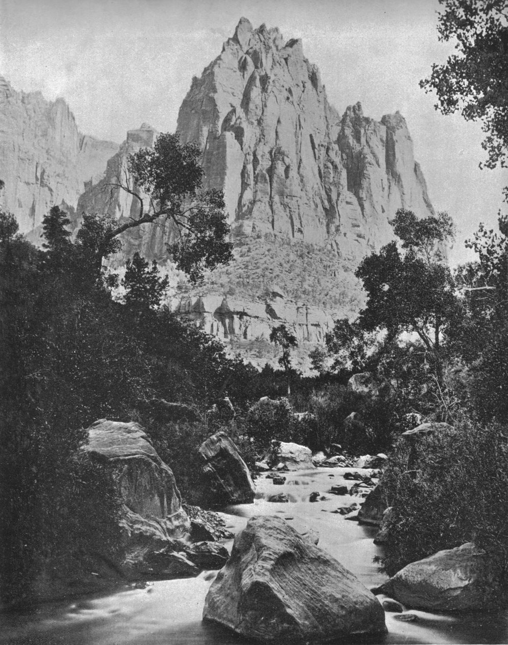 Eagle Crag، Shoshone Falls، Idaho، USA، c1900. بواسطة غير معروف