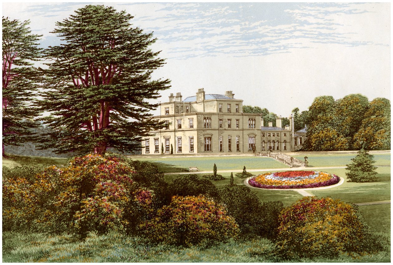 Eden Hall ، Cumberland ، منزل Baronet Musgrave ، c1880 بواسطة غير معروف