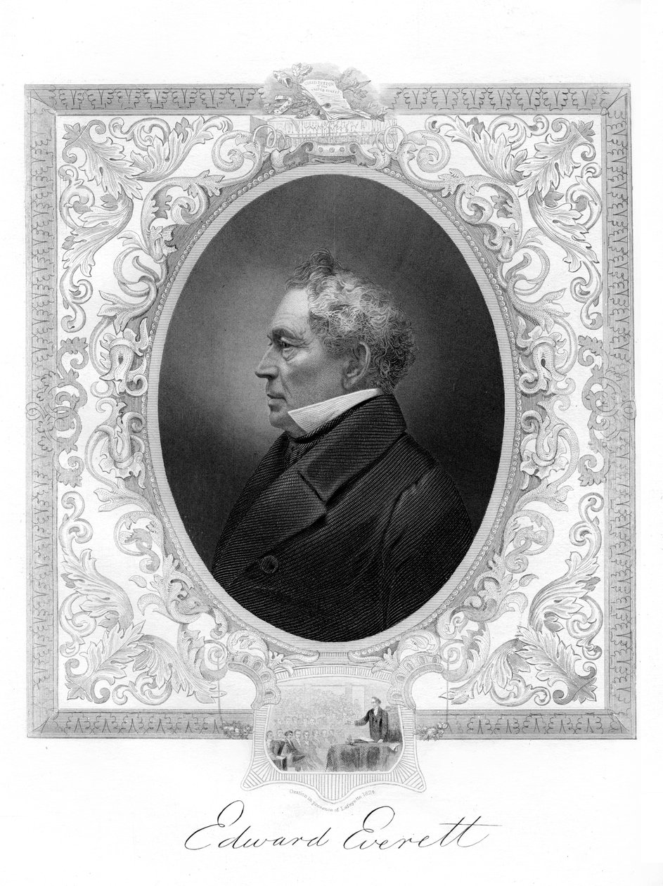 إدوارد إيفريت ، سياسي حزب Whig الأمريكي من ماساتشوستس ، 1862-1867 بواسطة غير معروف