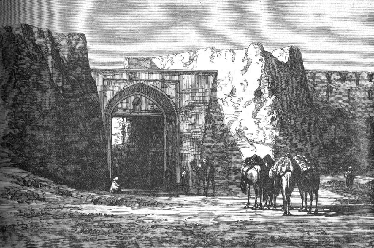 Eedgah ، أو البوابة الشمالية ، قندهار ، c1880 بواسطة غير معروف