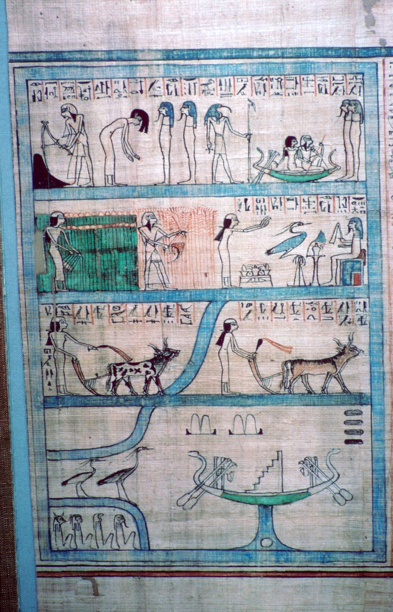 الصورة المصرية للزراعة في الحقول الإليزية بواسطة غير معروف