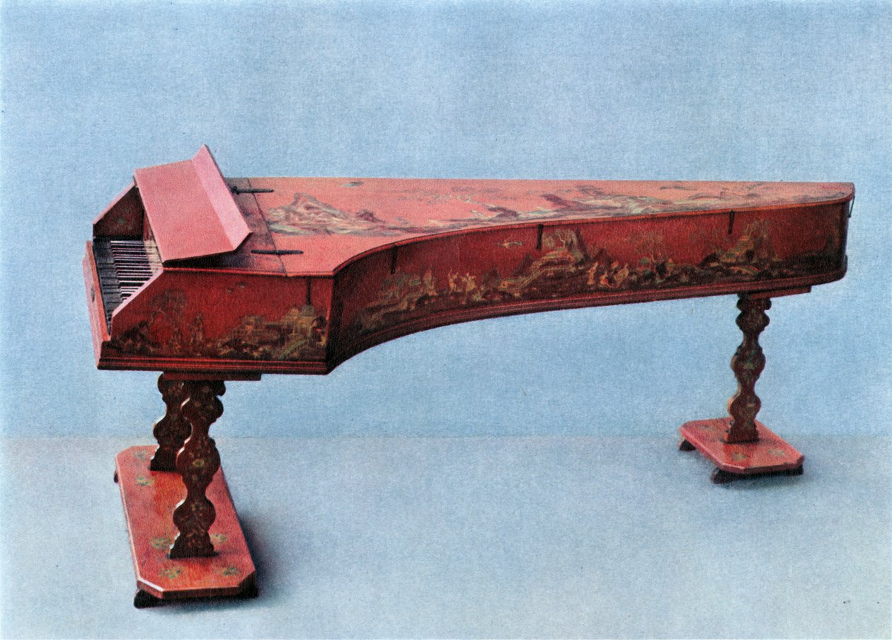 القرن الثامن عشر harpsichord ، 1948 بواسطة غير معروف