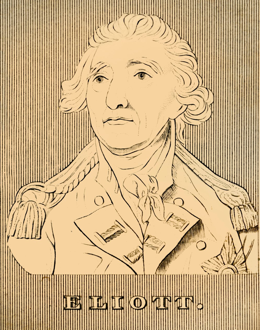 إليوت ، 1717-1790 ، 1830. بواسطة غير معروف